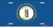 Kentucky Flag License Plate