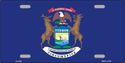 Michigan Flag License Plate