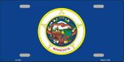 Minnesota Flag License Plate