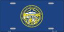 Nebraska Flag License Plate