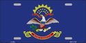 North Dakota Flag License Plate