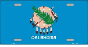 Oklahoma Flag License Plate