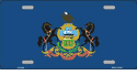 Pennsylvania Flag License Plate