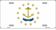 Rhode Island Flag License Plate