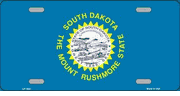 South Dakota Flag License Plate