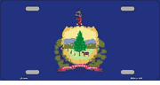Vermont Flag License Plate