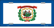 West Virginia Flag License Plate
