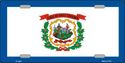 West Virginia Flag License Plate