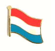 Luxembourg Flag Lapel Pin - Single