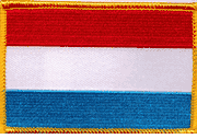 Luxembourg Flag Patch - Rectangle