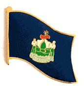 Maine Flag Lapel Pin - Single
