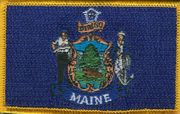 Maine Flag Patch