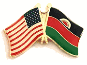 Malawi Flag Lapel Pin - Double