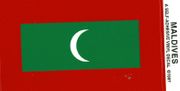 Maldives Flag Decal Sticker