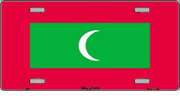 Maldives Flag License Plate