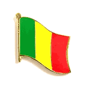 Mali Flag Lapel Pin - Single