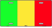 Mali Flag License Plate