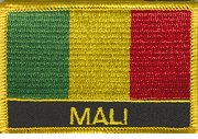 Mali Flag Patch with Name