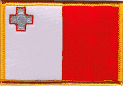 Malta Flag Patch - Rectangle