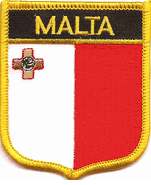 Malta Flag Shield Patch
