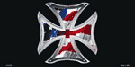 Maltese Cross With Flag