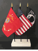 US Marine Corps 3 Flag Set  