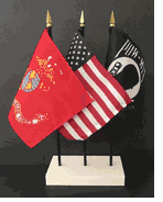 US Marine Corps 3 Flag Set  