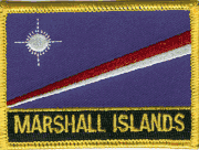 Marshall Islands Flag Patch with Name