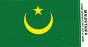 Old Mauritania Flag Decal Sticker