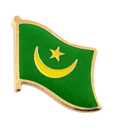 Old Mauritania Flag Lapel Pin - Single 