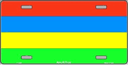 Mauritius Flag License Plate