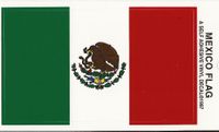 Mexico Flag Decal Stickers