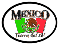 Mexico Motto Flag It Oval Decal