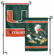 Miami Hurricanes Garden Flag