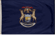 Michigan State Flag - 3'x5' Nylon