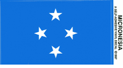 Micronesia Flag Decal Sticker