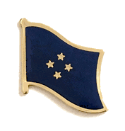 Micronesia Flag Lapel Pin - Single