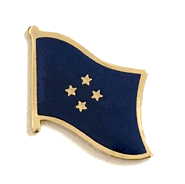 Micronesia Flag Lapel Pin - Single