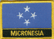 Micronesia Flag Patch With Name