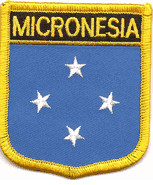 Micronesia Flag Shield Patch