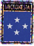 Micronesia Vinyl Reflective Decal