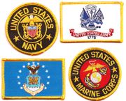 Military Flag Patches