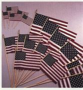 Miniature Cotton American Flag 4" x 6" 