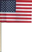 Miniature Cotton International Stick Flags 4" x 6" 