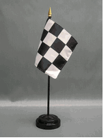 Miniature Deluxe Checkered Flags