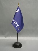 Miniature Fort Moultrie Desk Flag