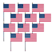 Miniature Historical Star Desk Flags