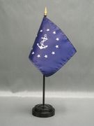 Miniature Nautical Commodore Desk Flag
