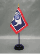 Miniature Wyoming State Flag