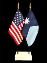 Minnesota and US Flag Desk Set - New Design